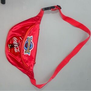 Vintage Coca-Cola / Fuddruckers fans Red Fanny Pack